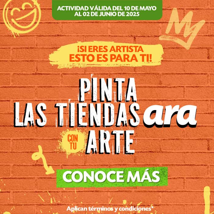 Actividad ARA – DALE COLOR A TIENDAS ARA CON TU ARTE