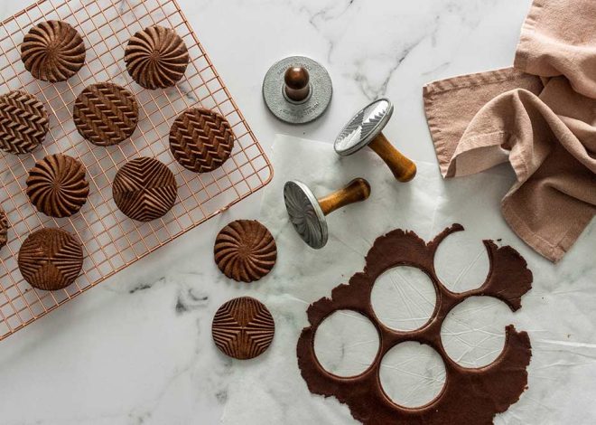 Cómo hacer galletas de chocolate con sellos
