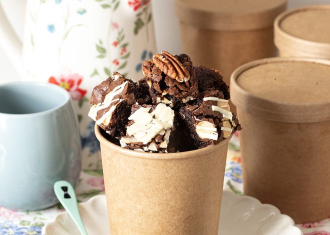 Receta de mini brownies variados