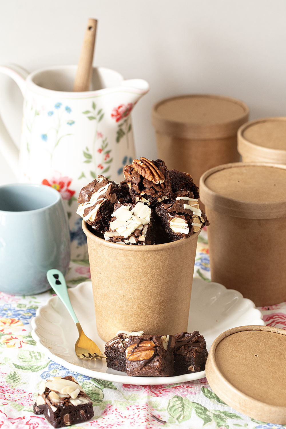 Receta de mini brownies variados