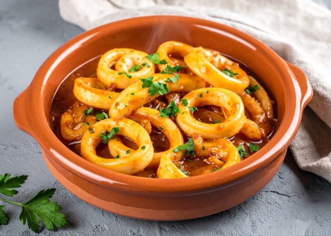 Calamares Encebollados: receta tradicional tiernos