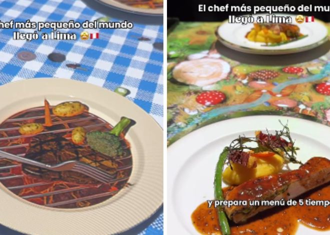 El chef más diminuto del mundo llega a Lima para convertir tu cena en un espectáculo