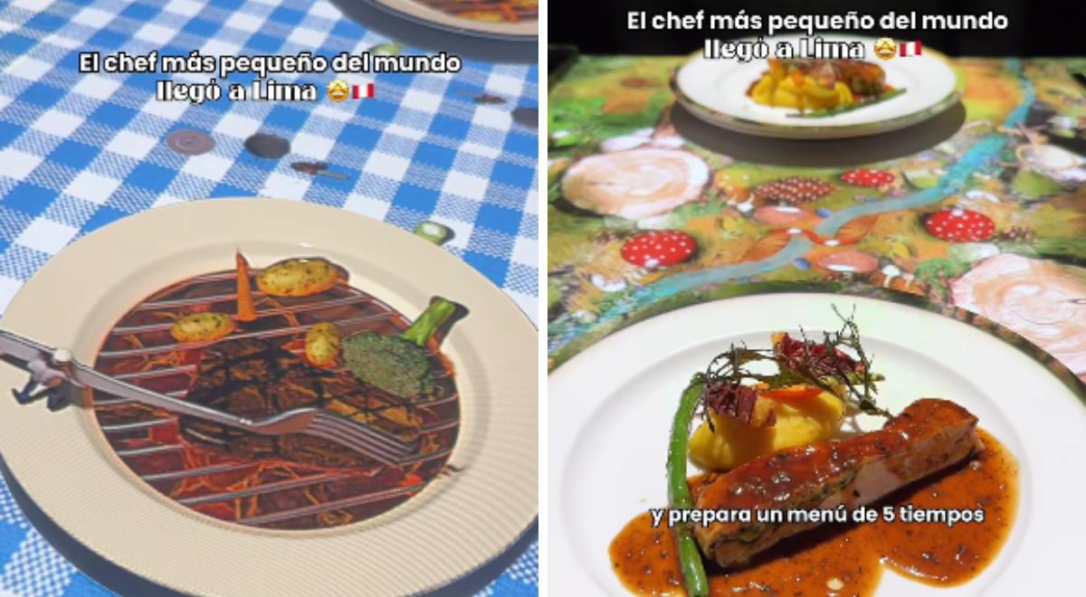 El chef más diminuto del mundo llega a Lima para convertir tu cena en un espectáculo