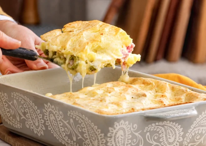 Pastel de Papa con Jamón y Queso