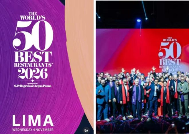 Lima será sede por primera vez en América Latina de The 50 Best Restaurants