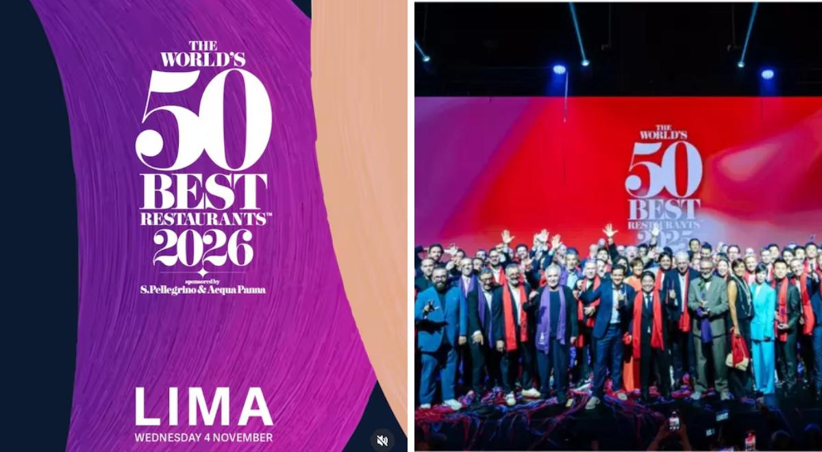 Lima será sede por primera vez en América Latina de The 50 Best Restaurants
