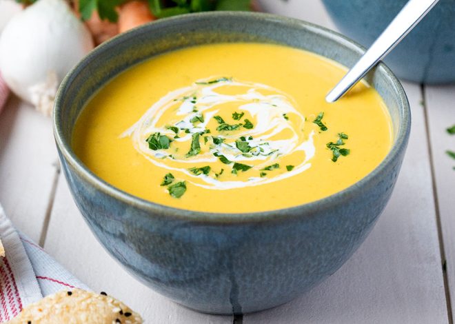 Crema de Zanahoria Casera (Fácil, Suave y Cremosa)