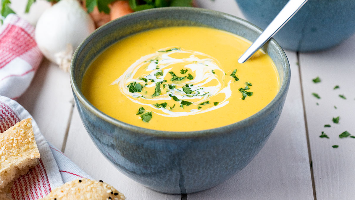 Crema de Zanahoria Casera (Fácil, Suave y Cremosa)