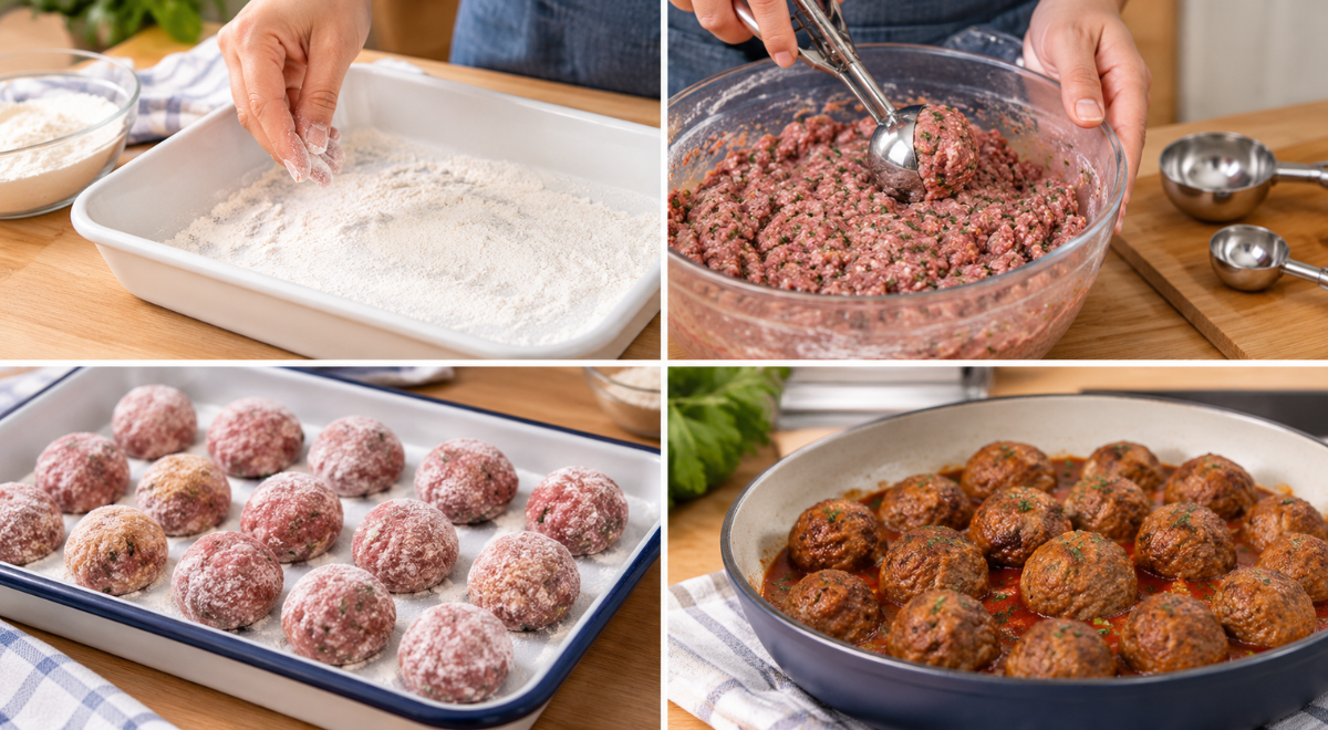 Cómo preparar albóndigas perfectas con un sencillo truco de abuela