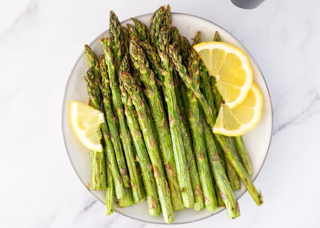 Espárragos verdes en airfryer (¡Crujientes en 10 minutos!)